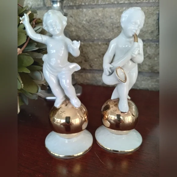 Rare, Vintage, Angel Cherubs Set by Gerold and Co. Tettau Bavaria